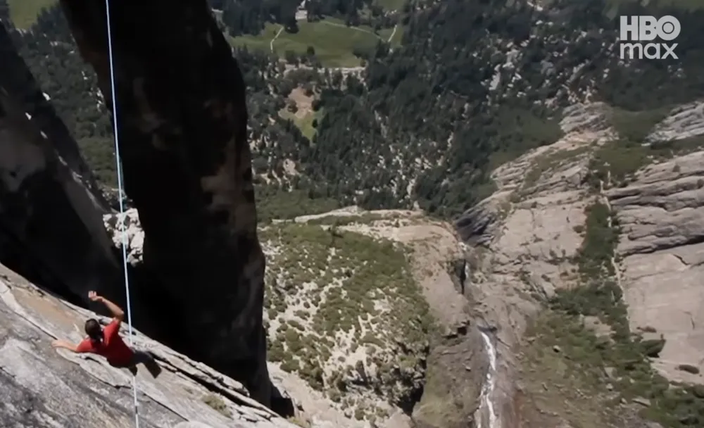 Extreme athlete Dean Potter walking a slackline to healing emotional pain
