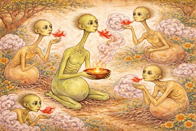 hungry ghosts AI representation