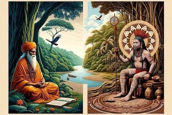 Do shamans pick-up where gurus left off?