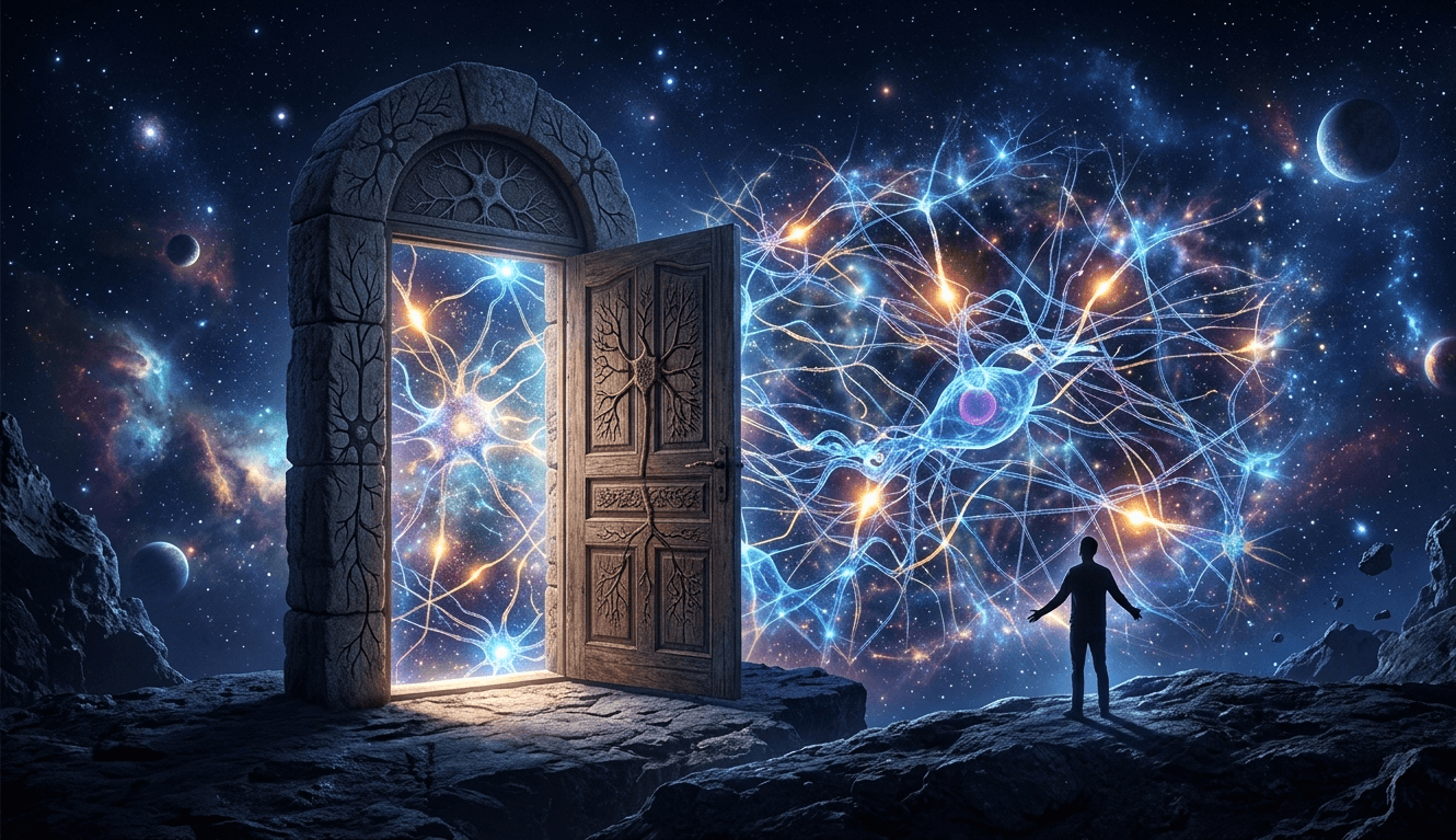 neuro path ways door opening illustration